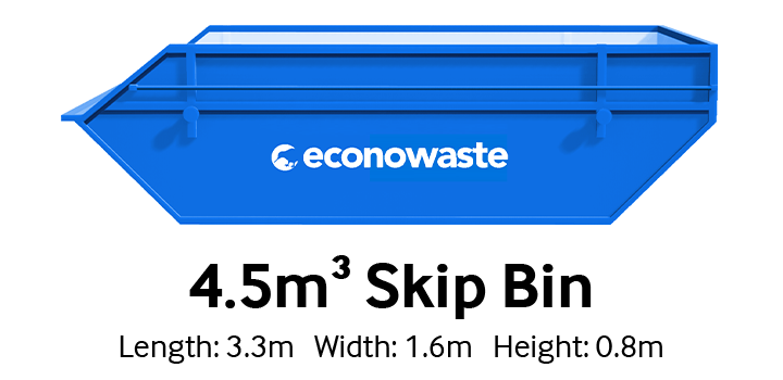 4 v2.5m Skip Bin