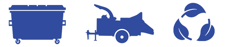 Wood waste mobile icons